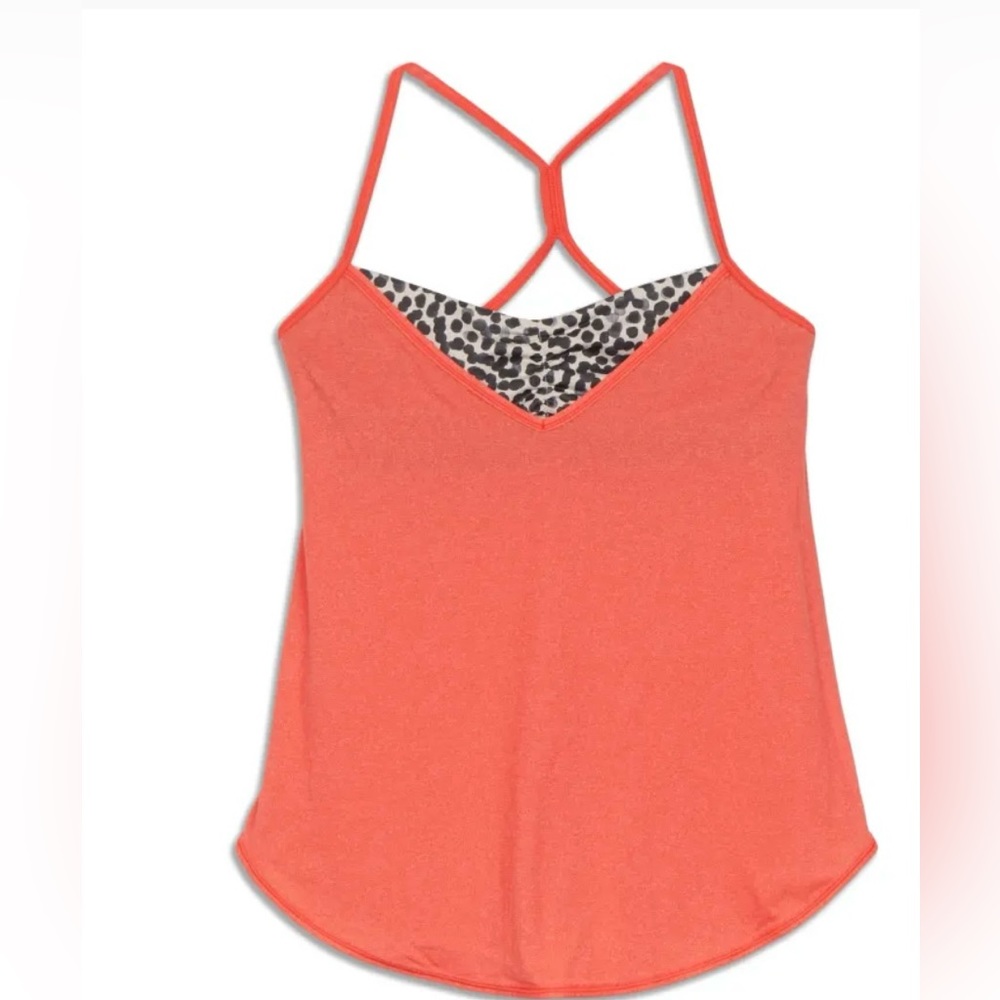 LuluLemon RARE roll out tank top with built in bra size 6